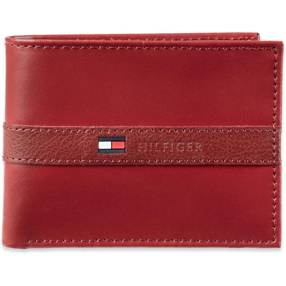 Tommy Hilfiger Men's Classic Bifold Wallet with ID Window and Multiple Card Slots