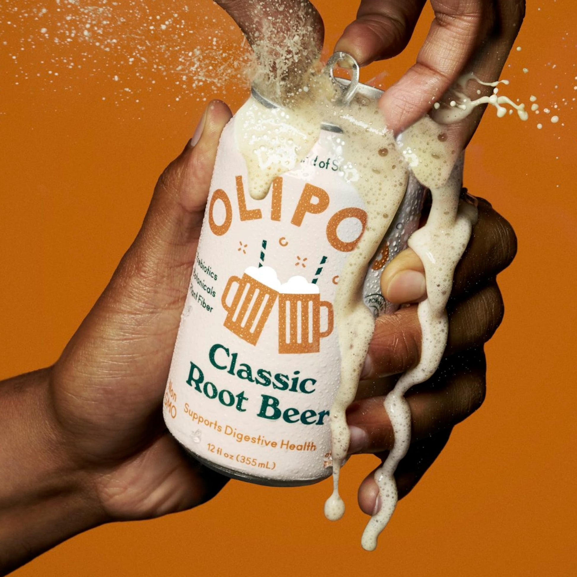 Buy now OLIPOP Prebiotic Soda Pop, SpongeBob Pineapple Paradise, Pantry Pack Packed with Prebiotics, Fiber, and Botanicals, Gluten Free, Vegan, GMO Free, 12oz Skinny Can (12-Cans) at indiglob india