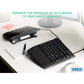 KINESIS Freestyle2 USB-A Ergonomic Keyboard w/ VIP3 Lifters for PC (9" Separation) (KB820PB-US)