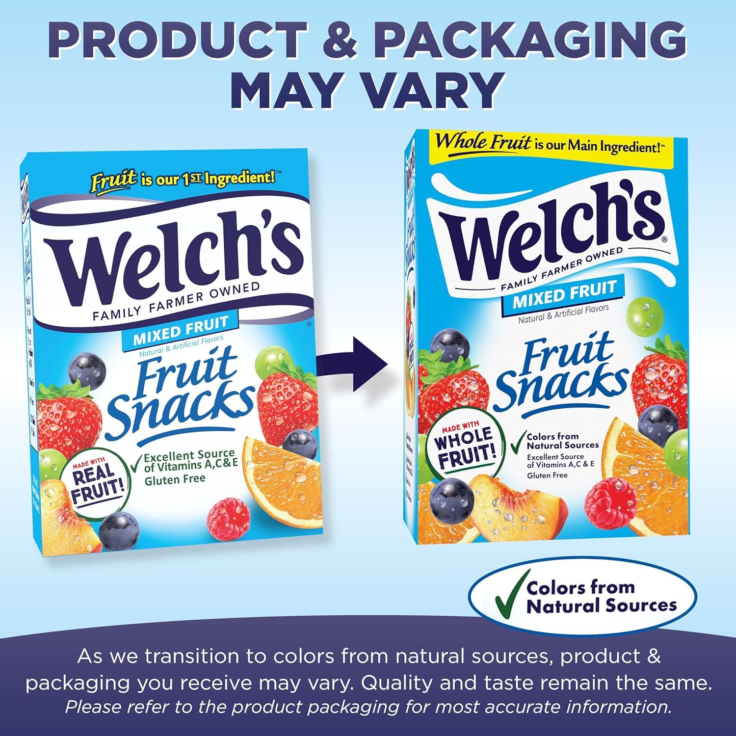 Buy now Welch's Fruit Snacks, Mixed Fruit Snack Box, Gluten Free, 0.8oz Snack Packs (Pack of 40) at indiglob india