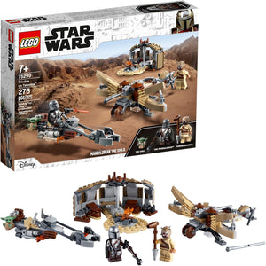 LEGO Star Wars: The Mandalorian Trouble on Tatooine 75299 Awesome Toy Building Kit for Kids Featuring The Child, New 2021 (277 Pieces)