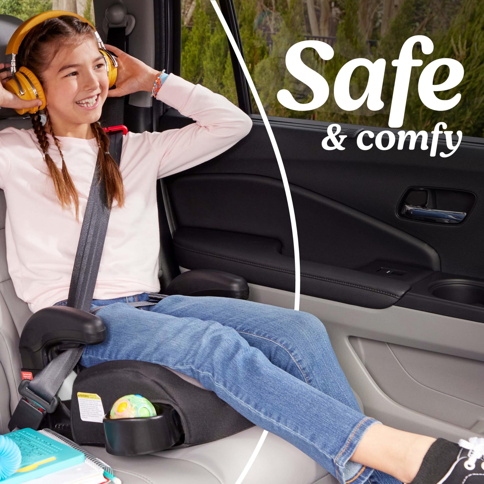 Buy now Graco TurboBooster 2.0 Backless Booster Car Seat, Trisha, Easy to Clean with Halfway Cup Holders at indiglob india