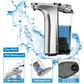 Buy now Automatic Soap Dispenser, Touchless Dish Soap Dispenser 17oz/500ml with Infrared Sensor, 5 Adjustable Soap Levels, Liquid Dispenser for Bathroom Kitchen (Silver) at indiglob india