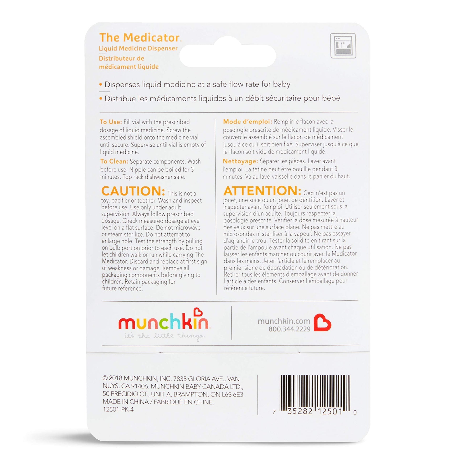 Buy now Munchkin® The Medicator™ Liquid Medicine Dispenser, Blue at indiglob india