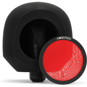 Comet Recording Vocal Studio Isolation Booth | Microphone Pop Filter Shield Accessory