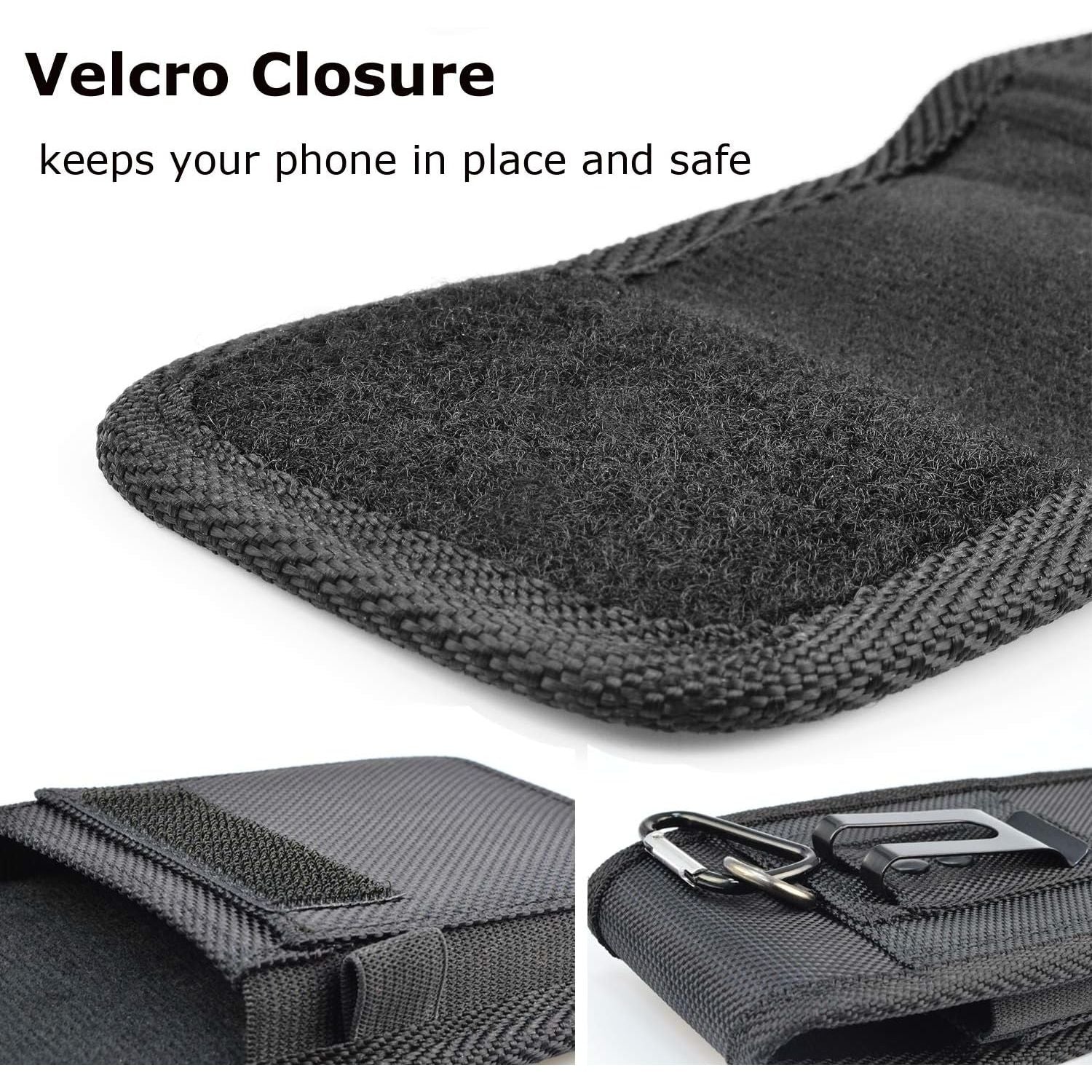 Buy now Takfox Phone Holster for Samsung Galaxy S25 FE S24 Ultra 5G S23 Plus S22 S21 S20 Note 20 A16 A15 A14 A26 A36 A56 A35 A17,Moto G 5G 2025 Nylon Cell Phone Pouch Belt Holder Case with Clip for Men Women at indiglob india