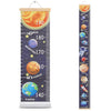HIFOT Kids Growth Chart Height Measuring Chart, Outer Space Canvas Wall Hanging Rulers for Baby Children Kids Boys Bedroom Decor 74.8'' 7.87'' - Space