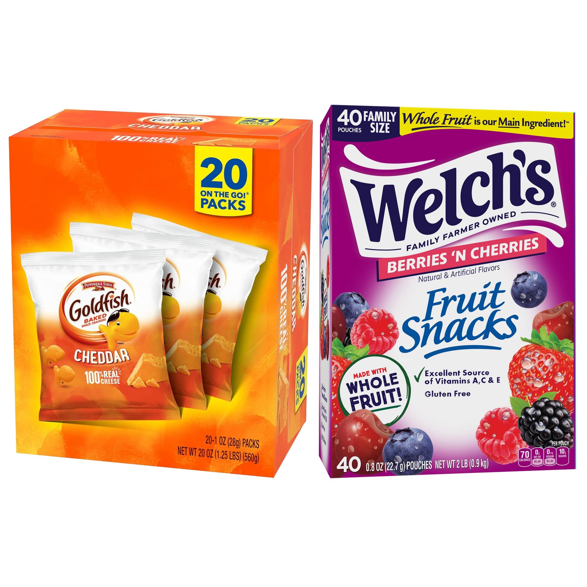 Buy now Welch's Fruit Snacks, Mixed Fruit Snack Box, Gluten Free, 0.8oz Snack Packs (Pack of 40) at indiglob india