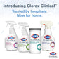 Buy now Clorox Healthcare Clinical Germicidal Cleaner & Bleach Disinfectant, Multipurpose, Formulated for Medical & Hospital Use, Antibacterial, 32 Fl Oz Each, Value Pack of 2 at indiglob india
