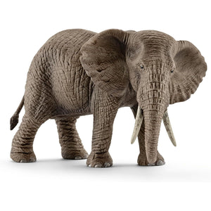 Schleich Wild Life - 3.6" Elephant Toy - Animal Figurine, Animal Toys for Boys and Girls - Realistic Female Gray Elephant - Ages 3+