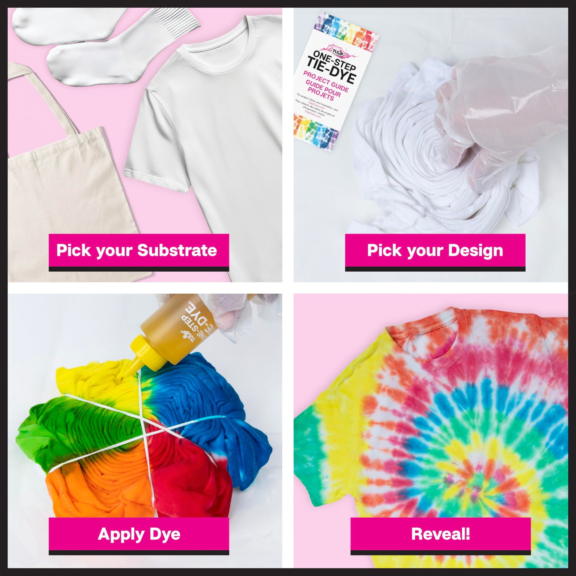 Buy now Tulip One-Step Tie-Dye Party Kit, Set of 123 at indiglob india