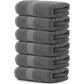 Luxury White Hand Towels - Soft 100% Turkish Cotton | Highly Absorbent Hotel spa Bathroom Towel Collection | 16x30 Inch | Set of 6