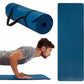 Gaiam Essentials Thick 2/5" (10mm) and Thin 1/4" (6mm) Yoga & Pilates, Fitness & Exercise Mat with Easy-Cinch Carrier Strap