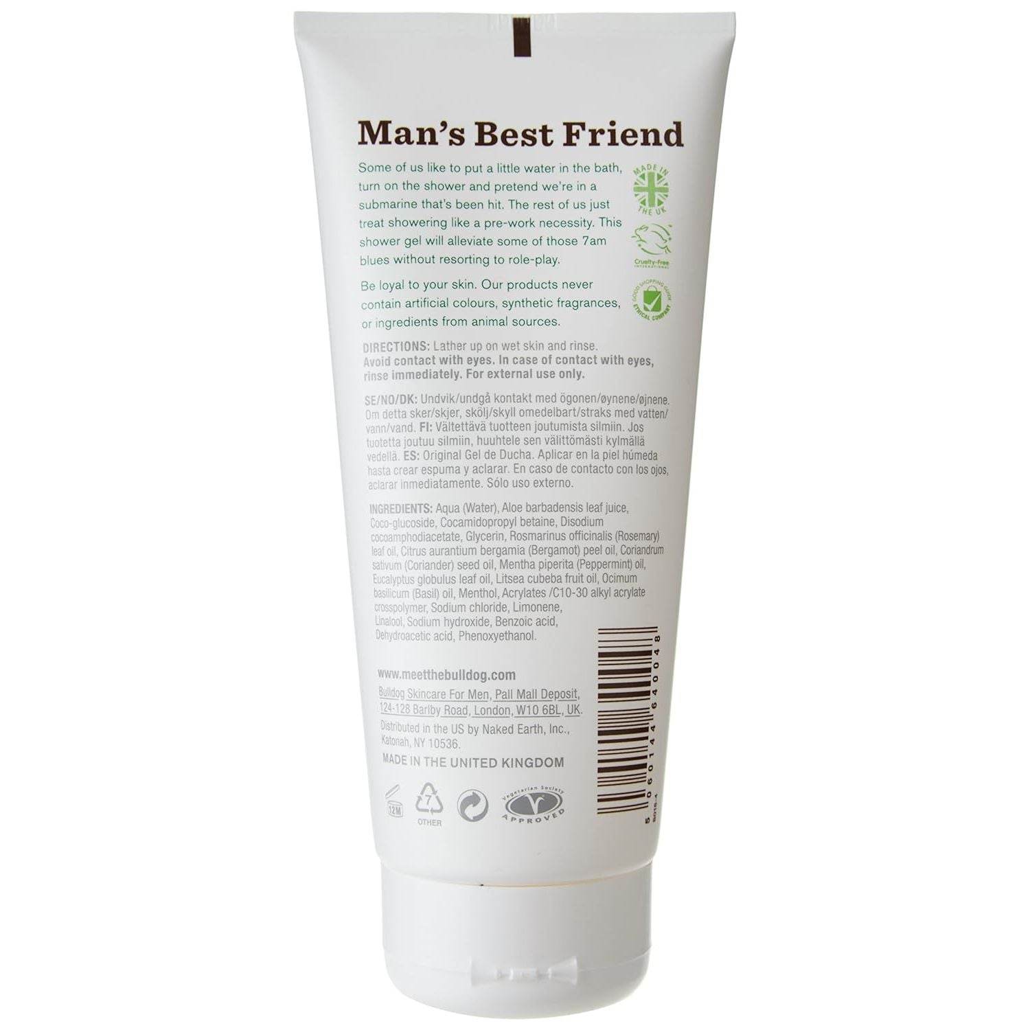 Bull Dog Skincare for Men Original Shower Gel 6.70 Ounces - My Store