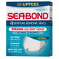 Sea Bond Secure Denture Adhesive Seals, Original Lowers, Zinc-Free, All-Day-Hold, Mess-Free, 30 Count (Pack of 1)