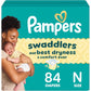 Pampers Baby Diapers - Swaddlers - Size 3, 168 Count, Ultra Absorbent Disposable Infant Diaper