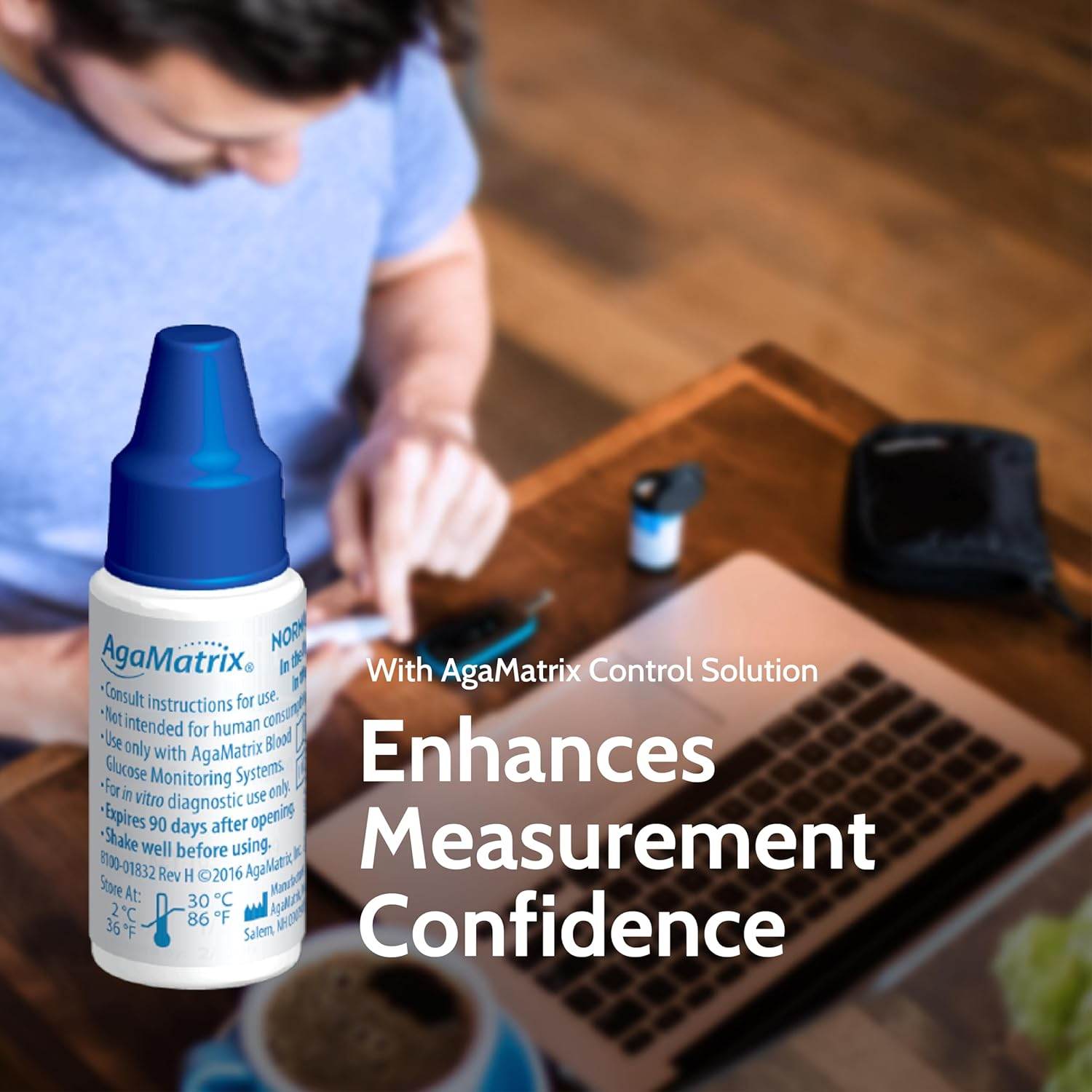 AgaMatrix Wavesense Normal Control Solution, 1 Vial (6 Ml) - My Store