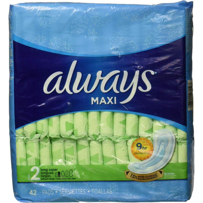 Always Maxi Long Without Wings - 6 Pack - My Store