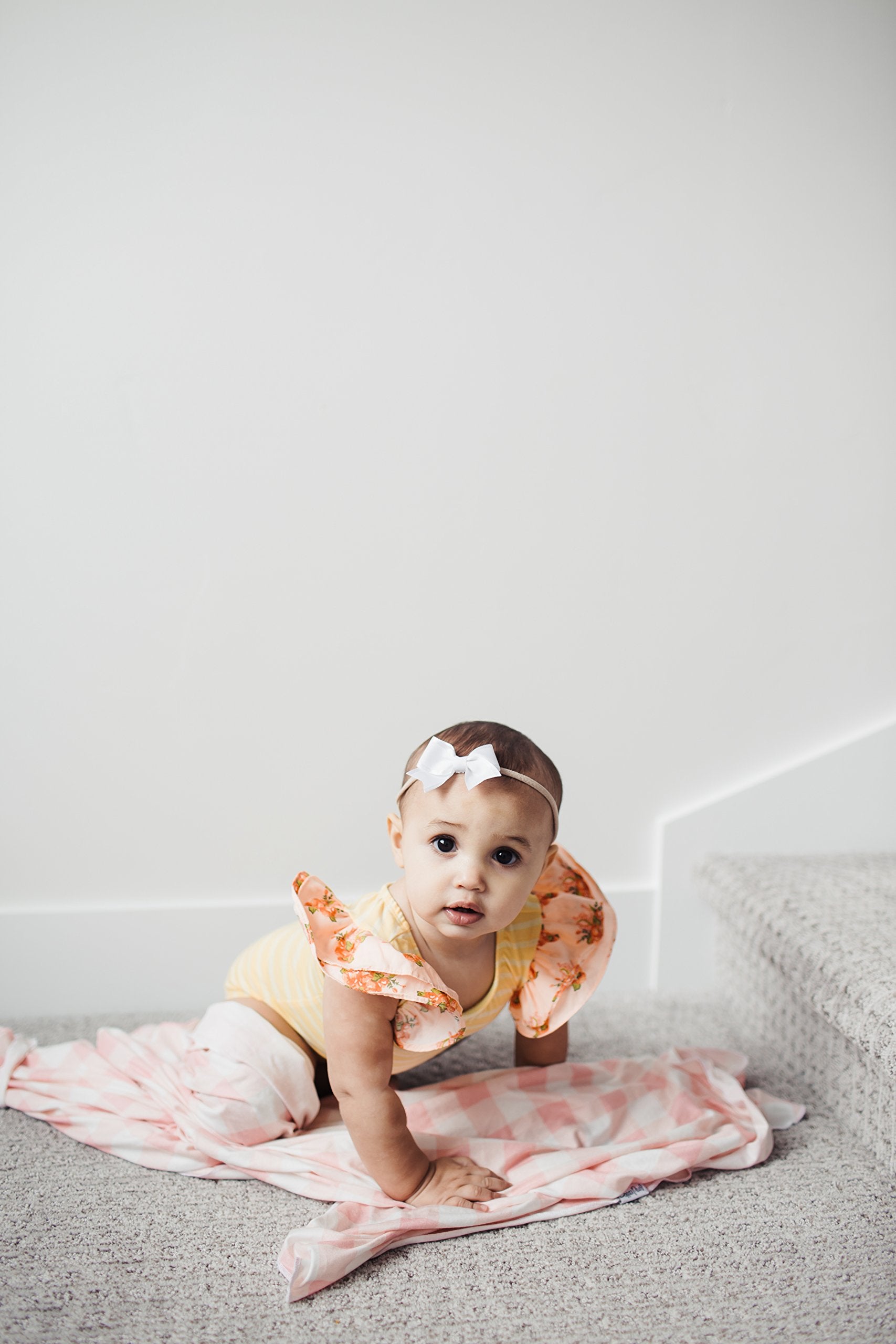 Buy now Copper Pearl Large Premium Knit Baby Swaddle Receiving Blanket London at indiglob india