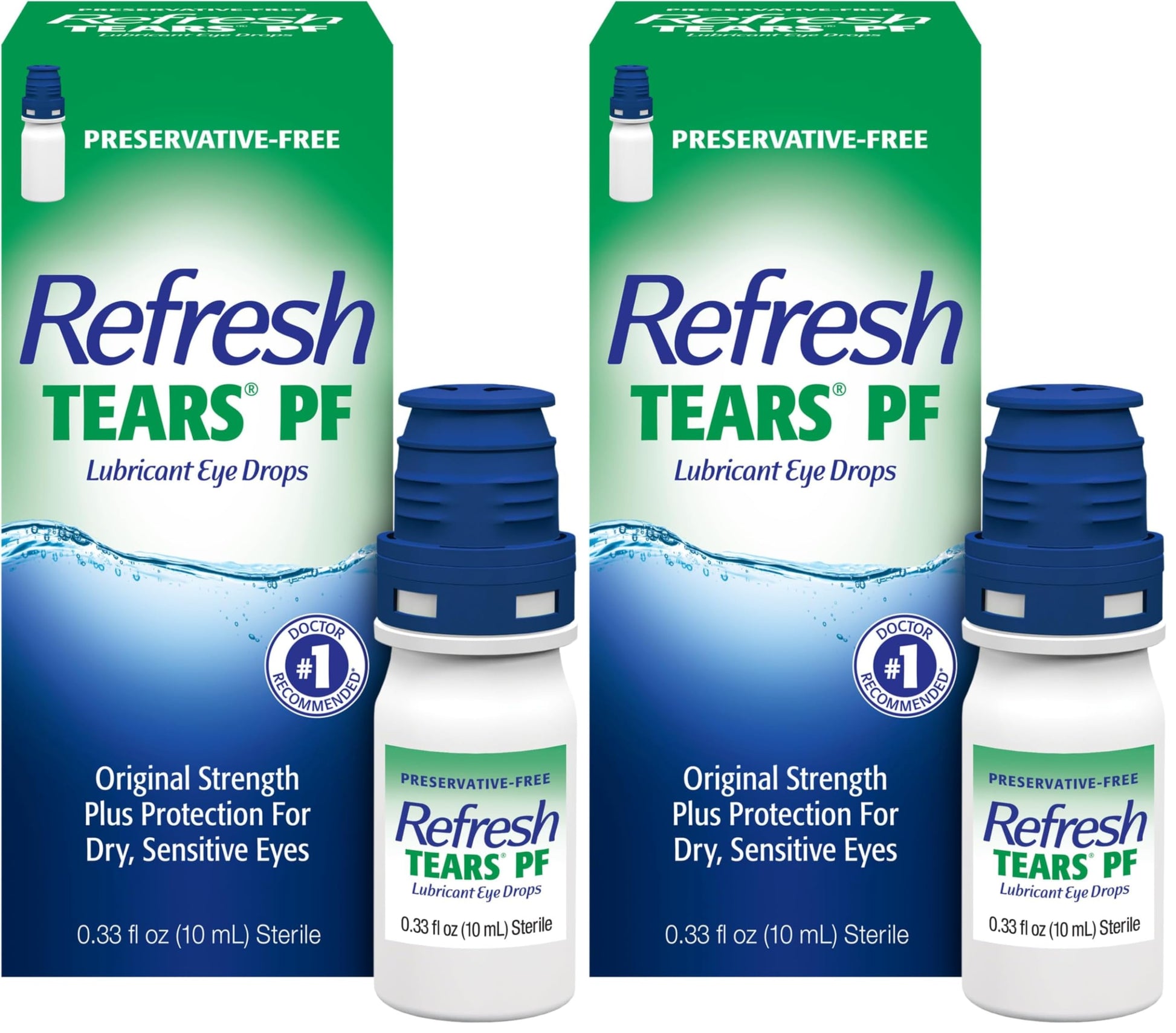 Buy now Refresh Tears PF Preservative-Free Artificial Tears Lubricant Eye Drops, 0.33 fl oz (10 mL) at indiglob india