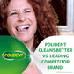 Polident Overnight Whitening Denture Cleanser Tablets - 40 Count