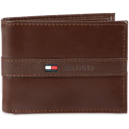 Tommy Hilfiger Men's Classic Bifold Wallet with ID Window and Multiple Card Slots