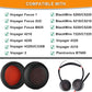 Voyager Focus UC Ear Pads - Replacement Ear Cushion Cover Compatible with Poly Voyager Focus UC, Plantronics Voyager Focus UC B825 Binaural, BLACKWIRE 5220 5210 7225, Voyager Focus 2 UC USB-A Headset
