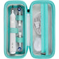 Toothbrush Travel Case Compatible with Oral-B Pro 1000, 2000, 3000, 3500, 1500/ for Philips Sonicare ProtectiveClean 4100 5100 Electric Toothbrush with Mesh Pocket for Accessories - Black (Bag Only)