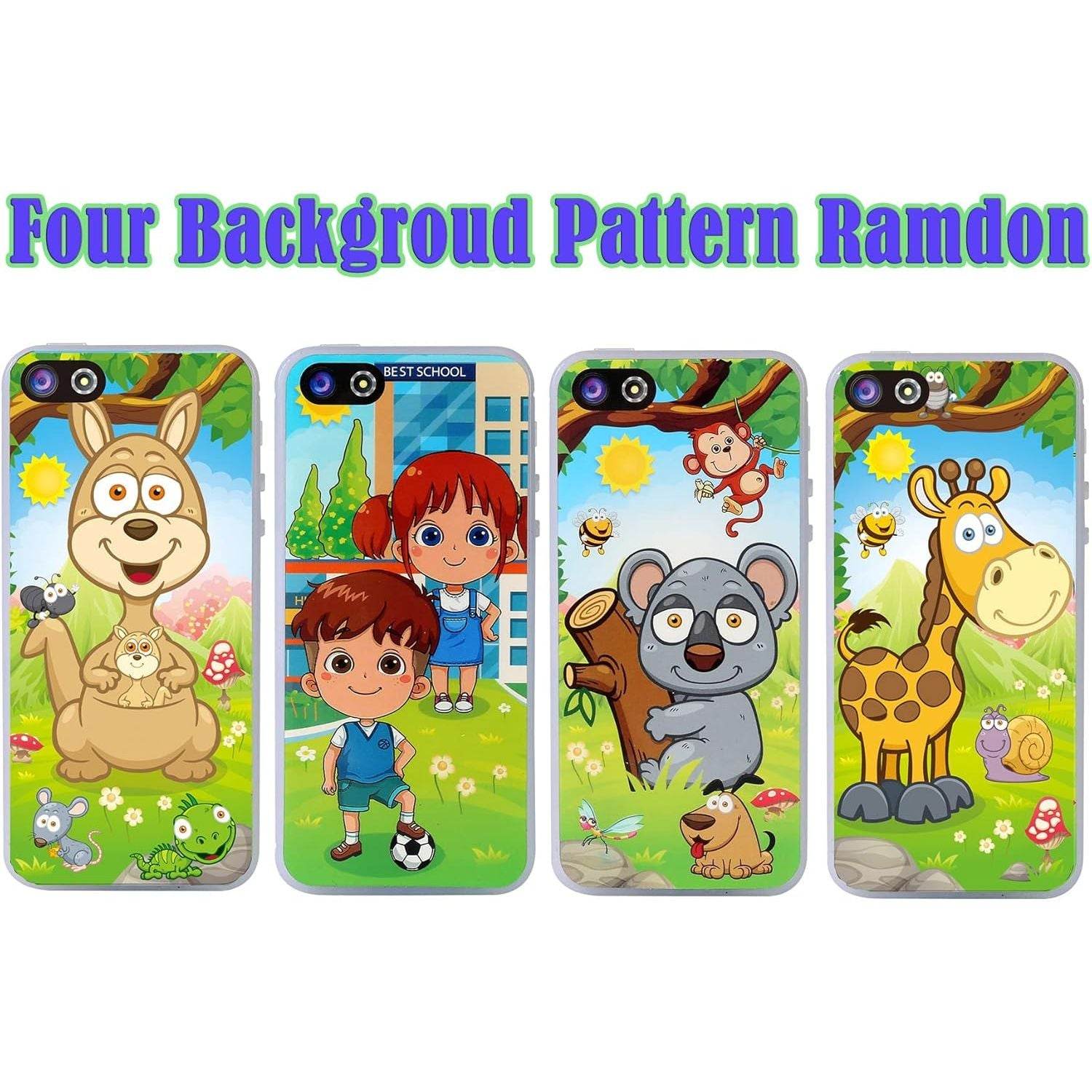 Cooplay Learning Smart Phone Toy Music Lullaby Song Touch Screen Type-C Recharable Cell Phone Mobile Yphone for Toddler Baby - My Store