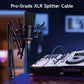 Cable Matters Balanced XLR Splitter Cable - 1.5ft / 0.5m, XLR Y Cable 2 Male to 1 Female