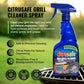 Citrusafe Grill Care Kit - BBQ Grid and Grill Grate Cleanser, Exterior Cleaner, and Scrubber by Citrusafe (16 oz Each)