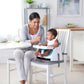 Buy now Ingenuity Baby Base 2-in-1 Booster Feeding and Floor Seat with Self-Storing Tray - Peacock Blue at indiglob india