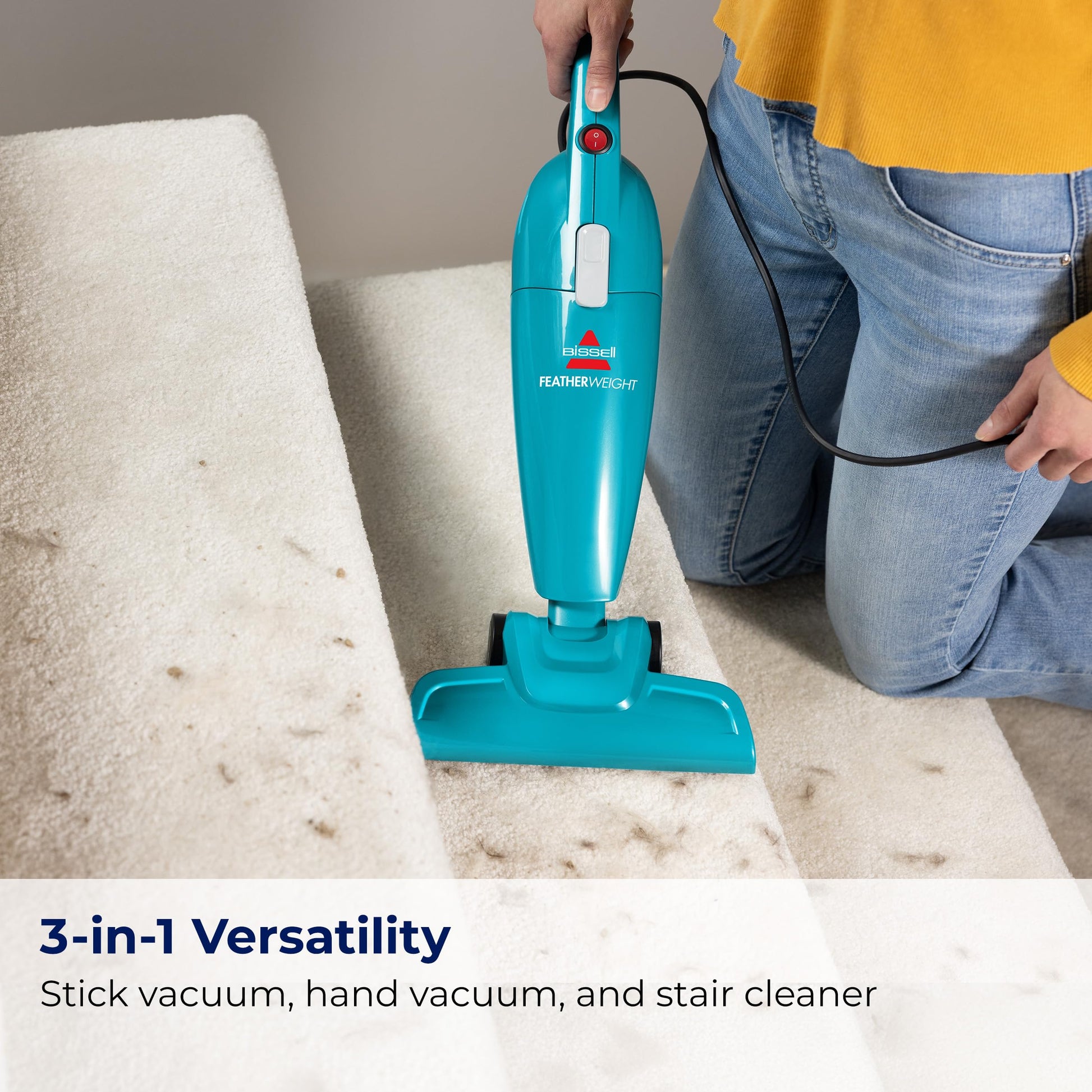 Buy now Bissell Featherweight Stick Lightweight Bagless Vacuum with Crevice Tool, 2033, at indiglob india