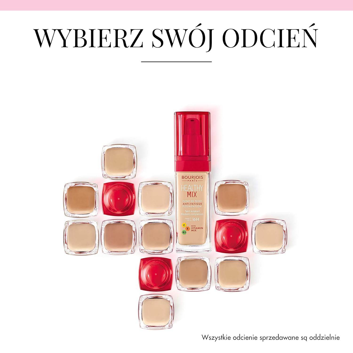 Bourjois Healthy Mix Foundation for Women, 54 Beige, 1 Ounce - My Store