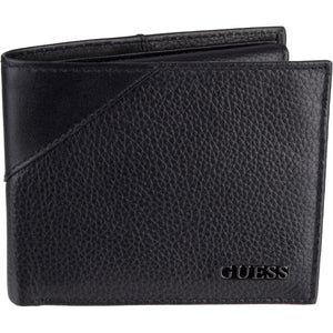 GUESS Men's Classic Bifold Wallet with Card Slots, Bill Compartment and Id Window