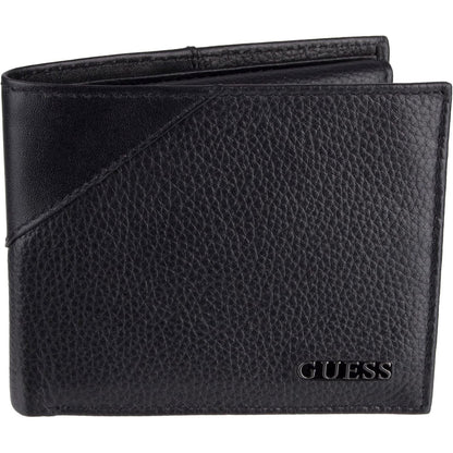 GUESS Men's Classic Bifold Wallet with Card Slots, Bill Compartment and Id Window