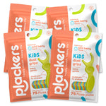 Buy now Plackers Kids Dental Floss Picks 75, Multicolor, Fruit Smoothie Swirl, Original Version, 300 Count (Pack of 4) at indiglob india