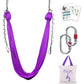 F.Life Aerial Silk Yoga Hammock & Swing for yoga Inversion,Strength training,starter hardware kit