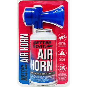 Large 3.5oz Marine Safety Air Horn, Very Loud Handheld Fog Horn, Compressed Can 3.5oz for Boating and Walking Safety