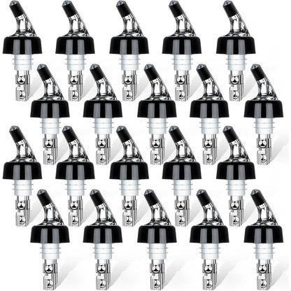 Automatic Measured Bottle Pourer - Quick Shot Spirit Measure Pourer Drinks Wine Cocktail Dispenser Home Bar Tools - 1oz/30ml (4 pack)