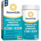 Renew Life Extra Care Digestive Probiotic Capsules, 50 Billion CFU Guaranteed, Daily Supplement Supports Immune, Digestive, Respiratory Health(1), L. Rhamnosus GG, Dairy, Soy and Gluten-Free, 90 Count