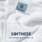 Luxury White Hand Towels - Soft 100% Turkish Cotton | Highly Absorbent Hotel spa Bathroom Towel Collection | 16x30 Inch | Set of 6
