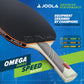JOOLA Omega Speed - Table Tennis Racket for Advanced Training with Flared Handle - Tournament Level Ping Pong Paddle with Vizon Table Tennis Rubber- Designed for Speed