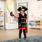 Buy now Melissa & Doug Pirate Role Play Costume Dress-Up Set With Hat, Sword, and Eye Patch at indiglob india