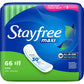 Stayfree Maxi Super Long Wingless Reliable Protection and Absorbency Pads For Women, 48 Count (Pack of 1)