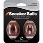 Sneaker Balls Odor-Fighting Shoe Fresheners, Eliminates Unpleasant Smells, Perfect For Sneakers, Gym Bags, Gear Bags, Drawers, Lockers, And More!, Basketball, 2 Pack
