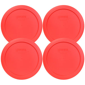 Buy now Pyrex 7201-PC 4-Cup Red Food Storage Replacement Lid (4-Pack) - Made in USA at indiglob india
