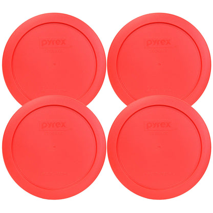 Buy now Pyrex 7201-PC 4-Cup Red Food Storage Replacement Lid (4-Pack) - Made in USA at indiglob india