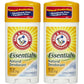 Arm & Hammer Deodorant 2.5 Ounce Essentials Unscented (73ml) (3 Pack)