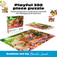 Buy now Buffalo Games - Picnic Raiders - 300 Piece Puzzle for Adults, Oversized Large Jigsaw with Easy to Grasp Pieces - Steve Read - Adorable Animals Collection at indiglob india